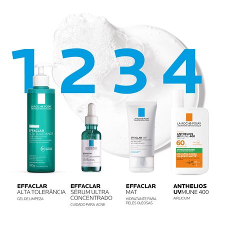 Gel Facial de Limpeza La Roche-Posay Effaclar Alta Tolerância 300 g